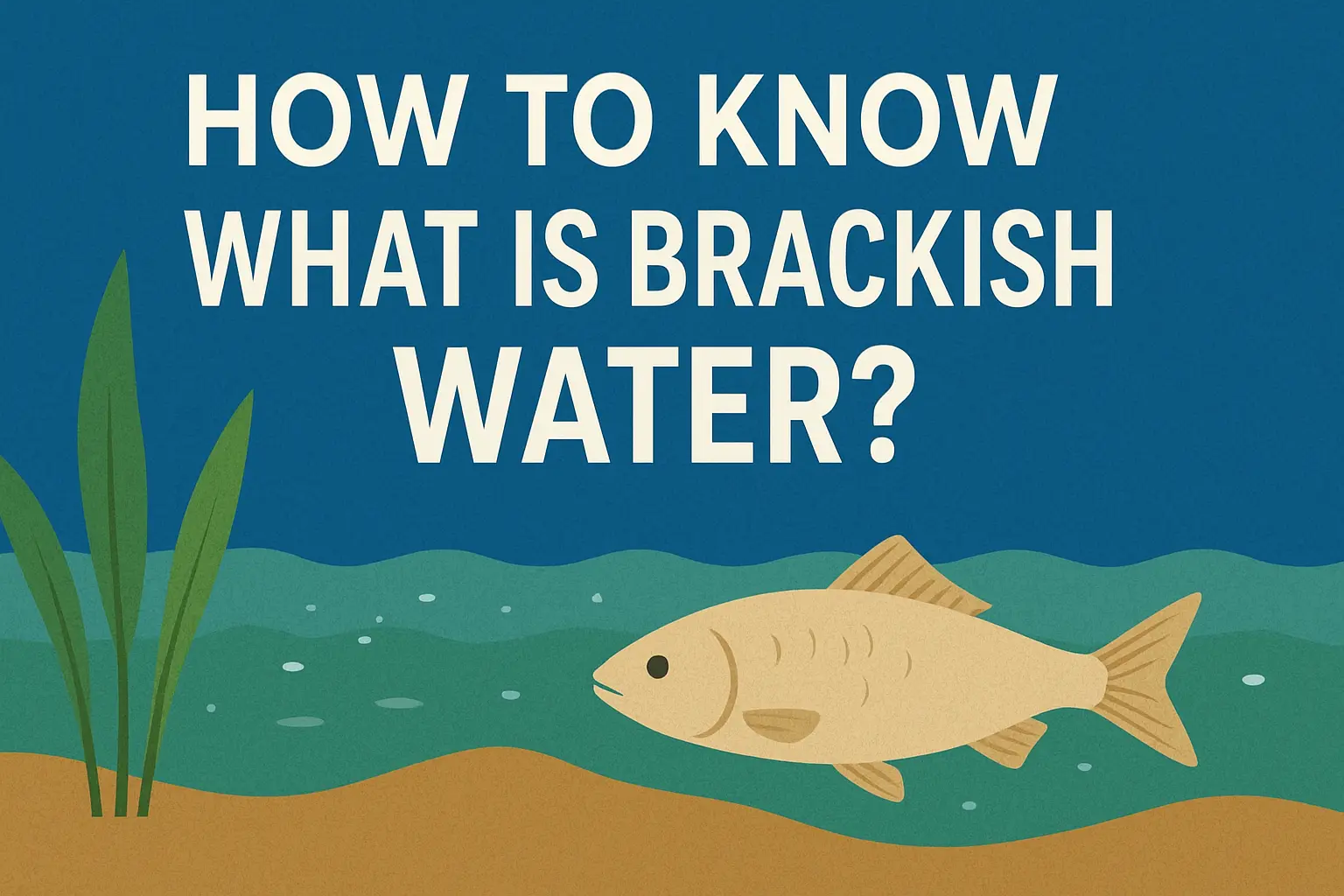 How to know what is brackish water