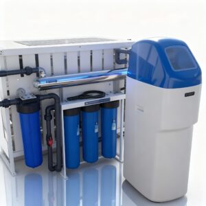 Whole House Filtration with Water Softener, UV, and 1 Micron Filter